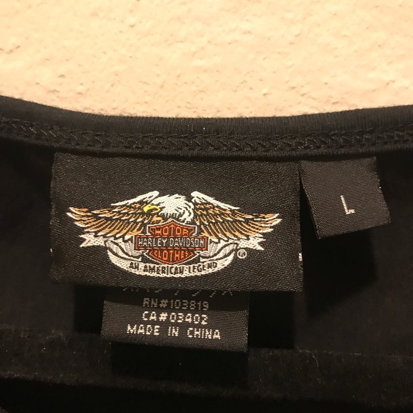 Harley Davidson embellished t shirt - Picture 2 of 3